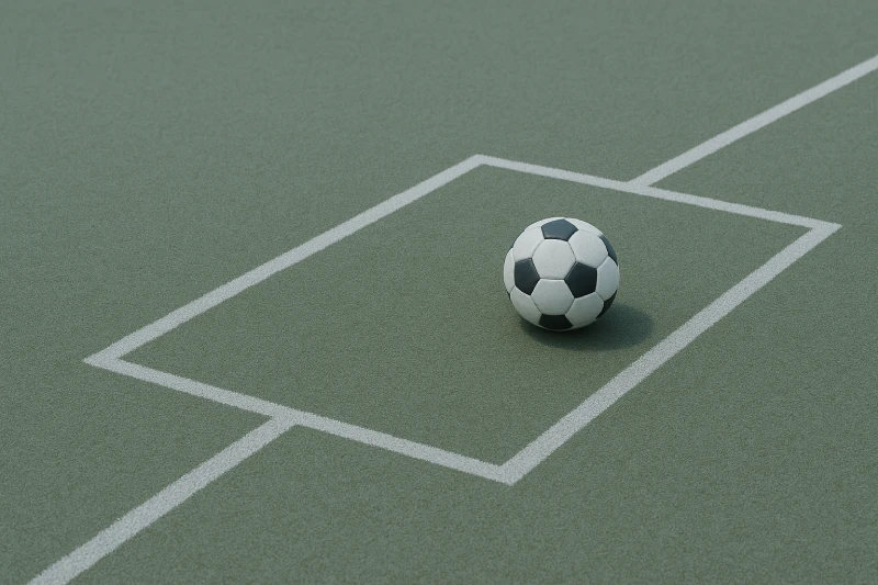 fotboll på fotbollsplan